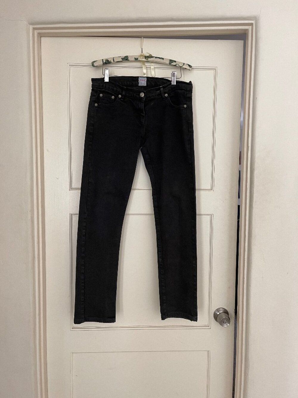 Sass & Bide Y2K low-rise stovepipe black jeans